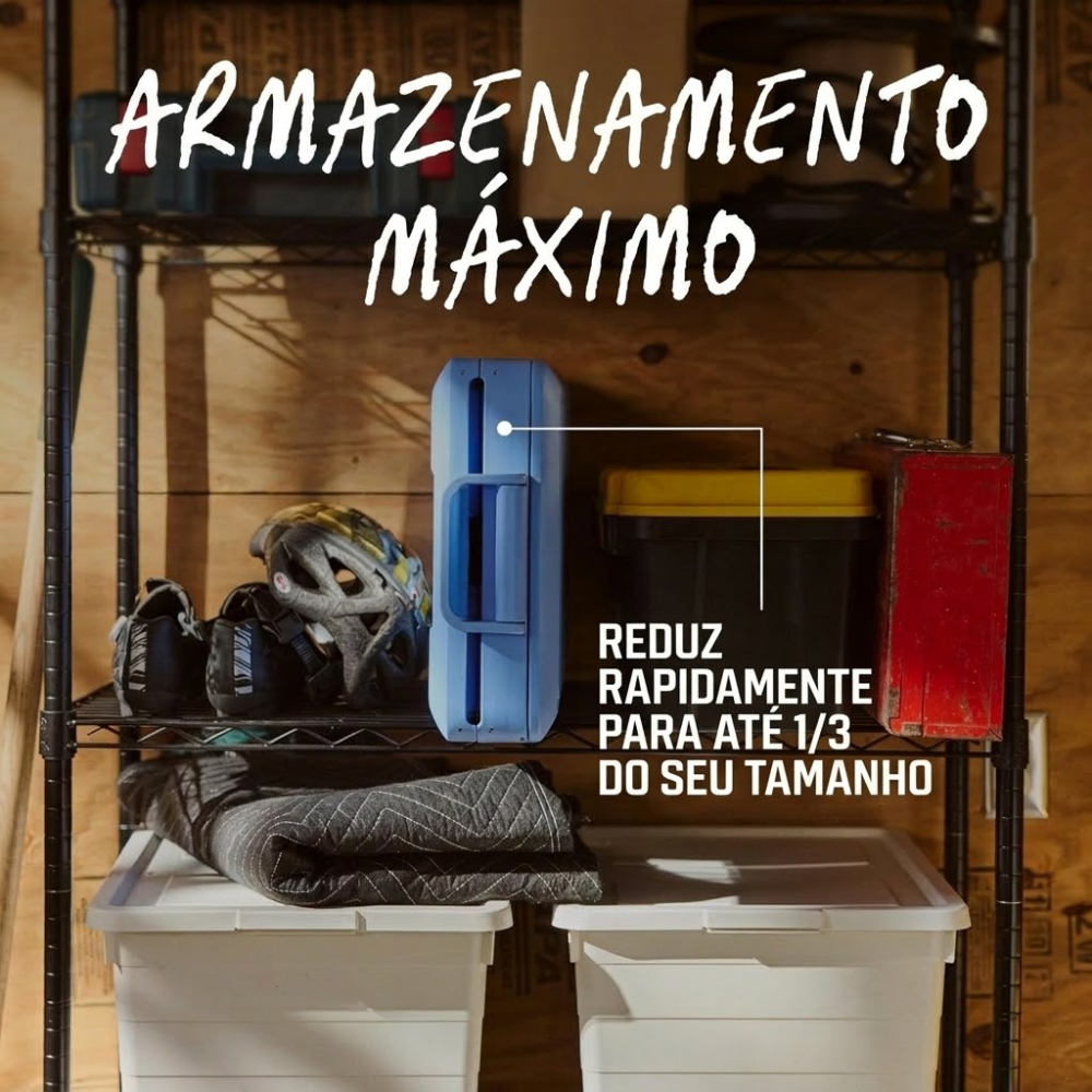 GelaFlex™: Grande no uso, compacto para guardar.