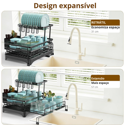 EscorreMax™ — Mais bancada livre, mais cozinha funcional