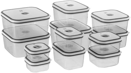 Electrolux Kit 12 Potes Herméticos de Plástico Retangulares