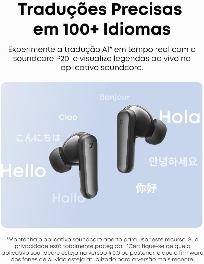 Fone de Ouvido Bluetooth 5.3