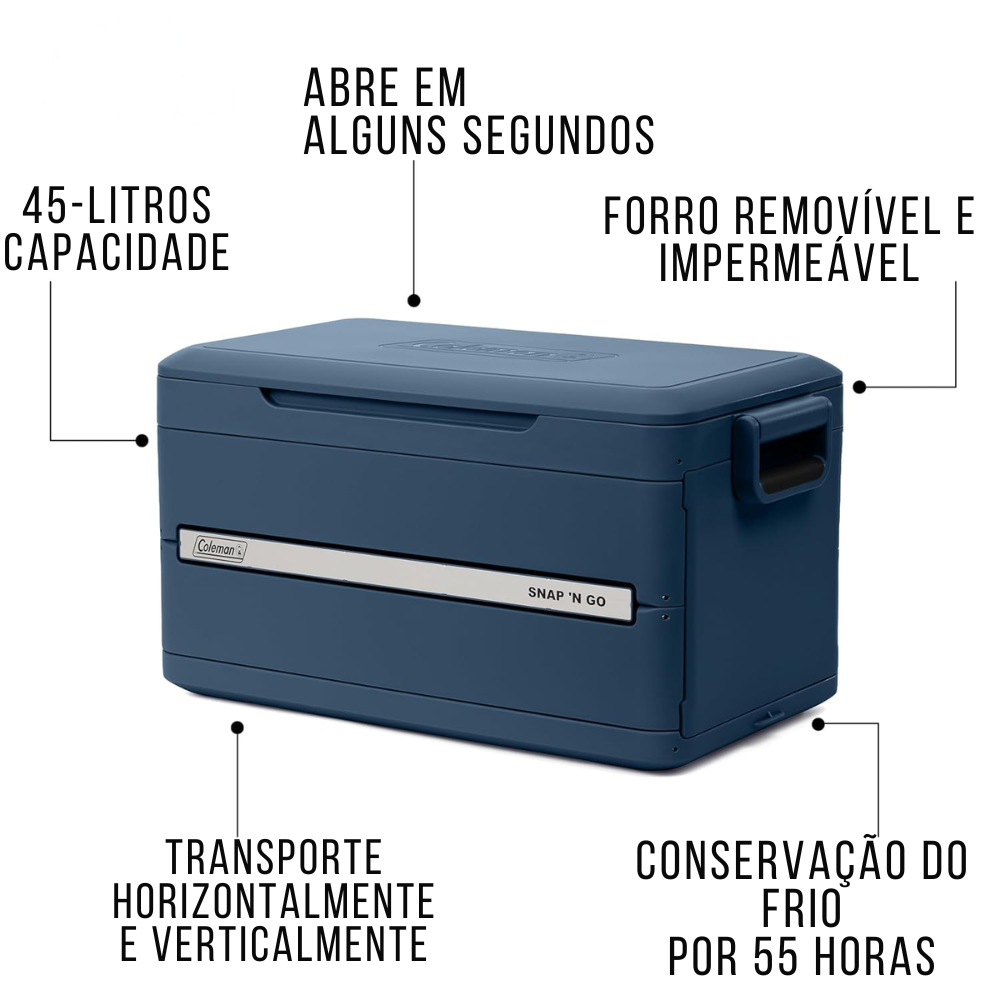 GelaFlex™: Grande no uso, compacto para guardar.