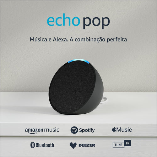 (Geração mais recente) | Smart speaker Preta