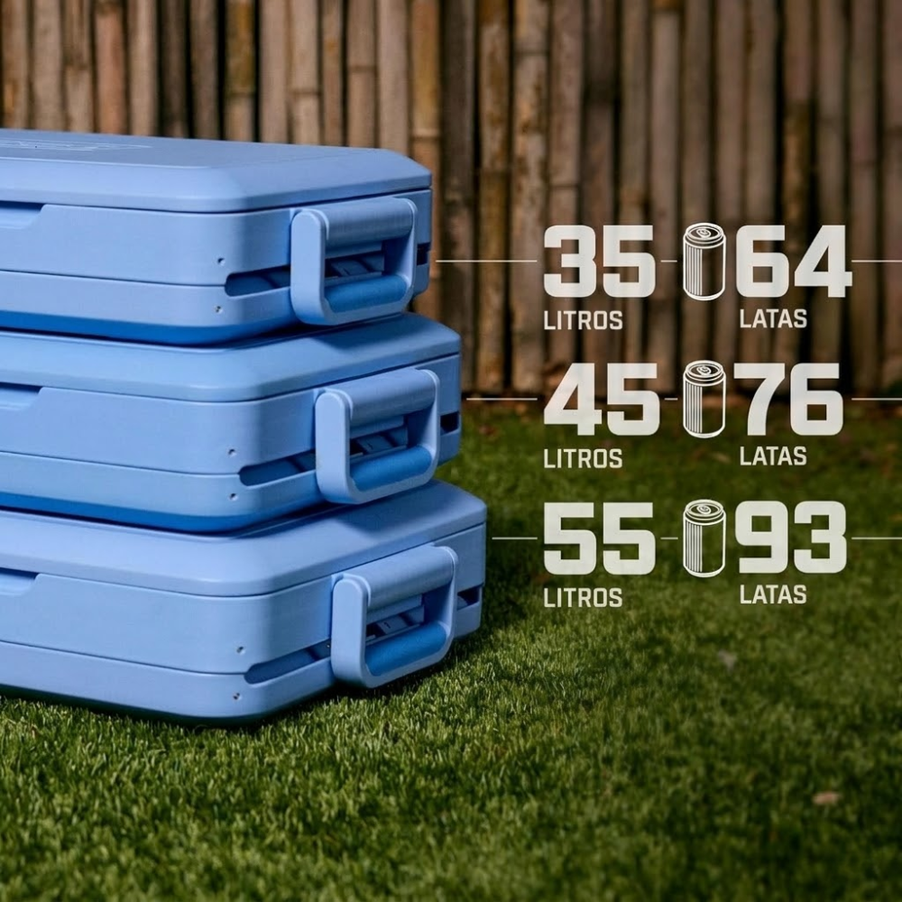 GelaFlex™: Grande no uso, compacto para guardar.